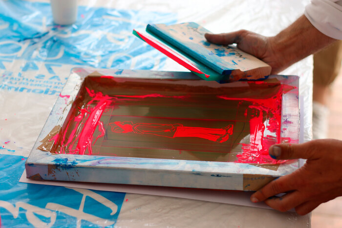 Saison Vagabonde : atelier sérigraphie - Amélie Patin Amazonia Garden Nantes