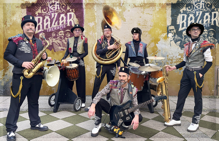 Saison Vagabonde : Bazar Thérapie - Fanfare Kafi Espace Agnès Varda Nantes