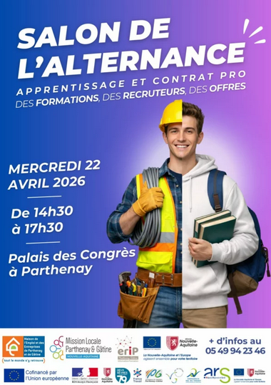 Salon de l&rsquo;alternance Palais des congrès Parthenay