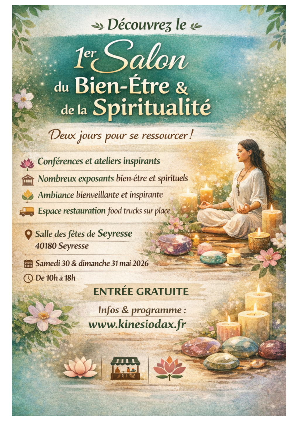Salon du Bien-être et de la spiritualité Salle des Fêtes Seyresse
