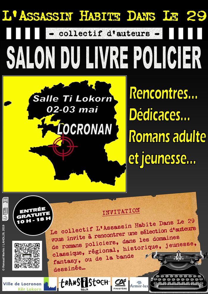 Salon du livre policier de Locronan 2026 Salle Ti Lokorn Locronan