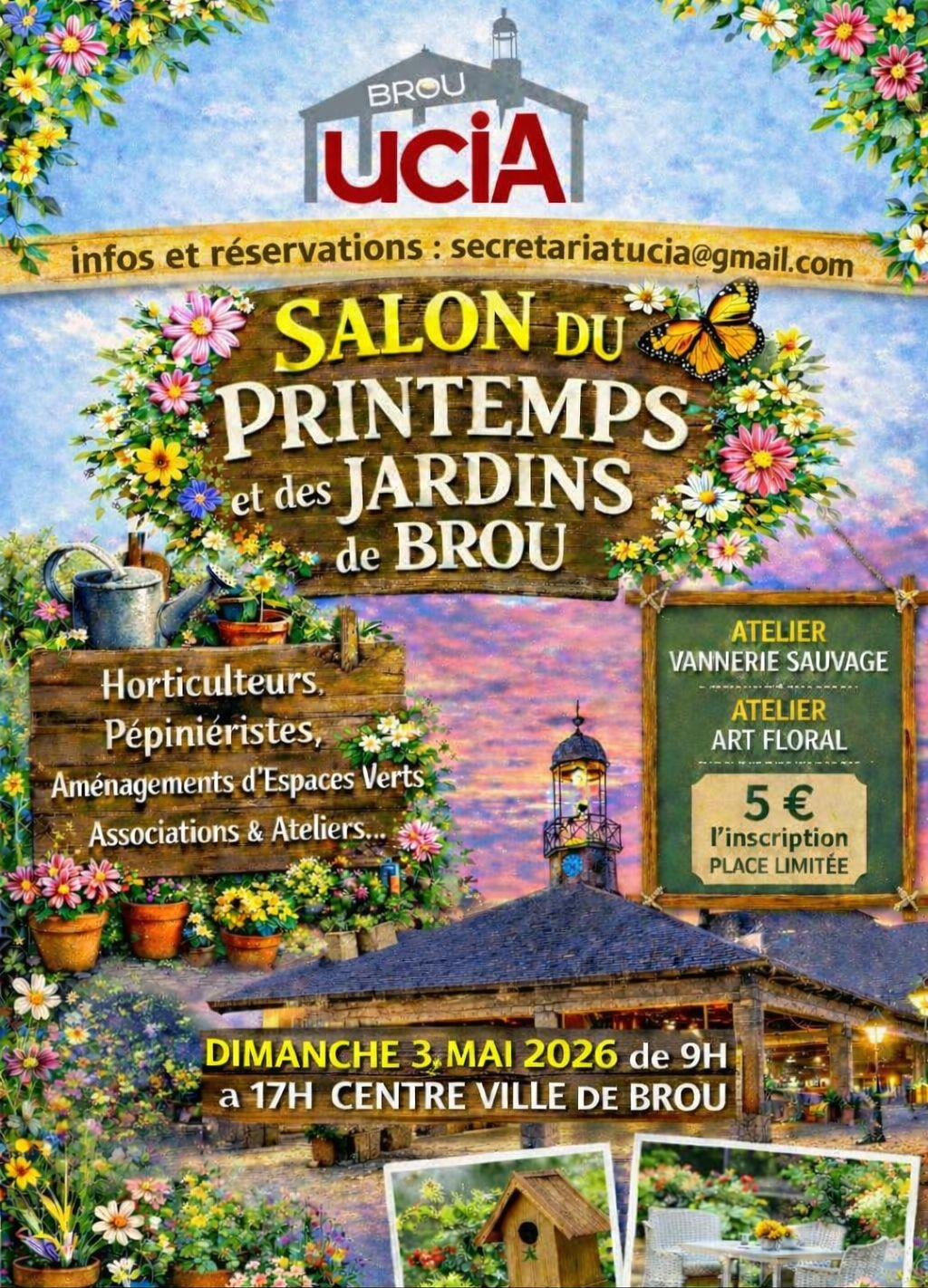 Salon du Printemps et des Jardins de Brou Centre Ville Brou 2026-05-03