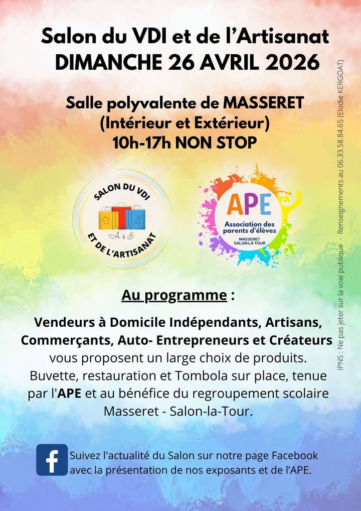 Salon du VDI et de l&rsquo;Artisanat Salle polyvalente Masseret