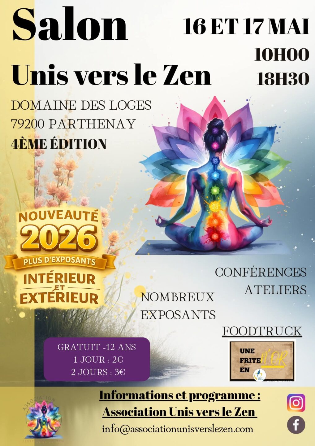 Salon Unis vers le Zen Domaine des loges Parthenay