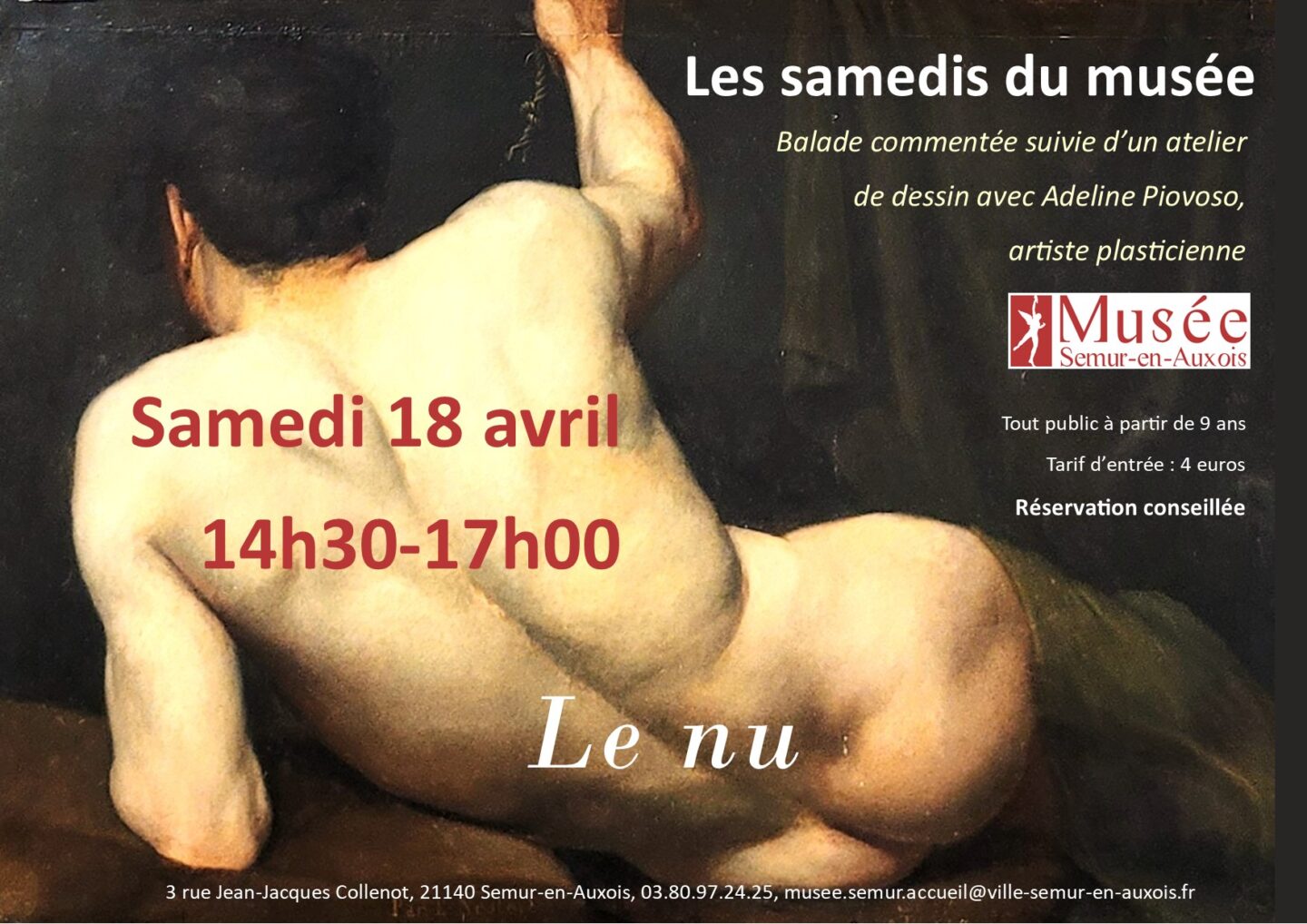 Samedis du musée 3 Rue Jean-Jacques Collenot Semur-en-Auxois 2026-04-18