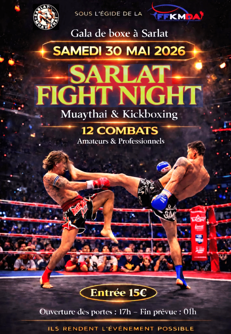 Sarlat Fight Night Complexe sportif La Canéda Sarlat-la-Canéda 2026-05-30