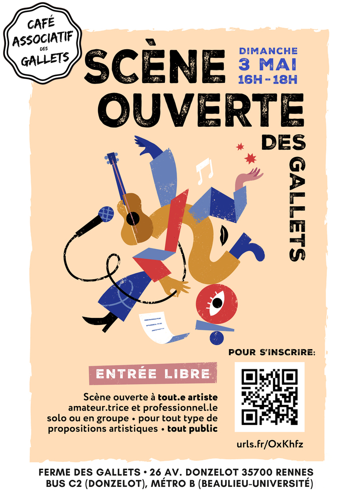 Scène ouverte des Gallets Café associatif des Gallets Rennes