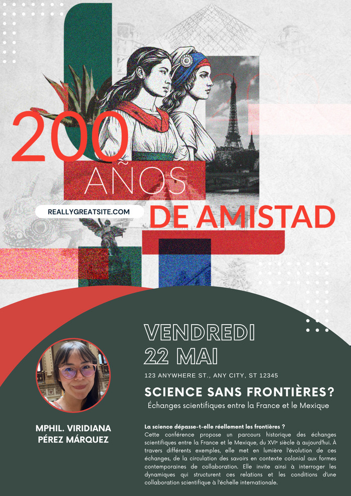 Science sans frontières ? Échanges scientifiques entre la France et le Mexique Maison de l'Amérique Latine et des Caraïbes à Hôtel de Ragueneau