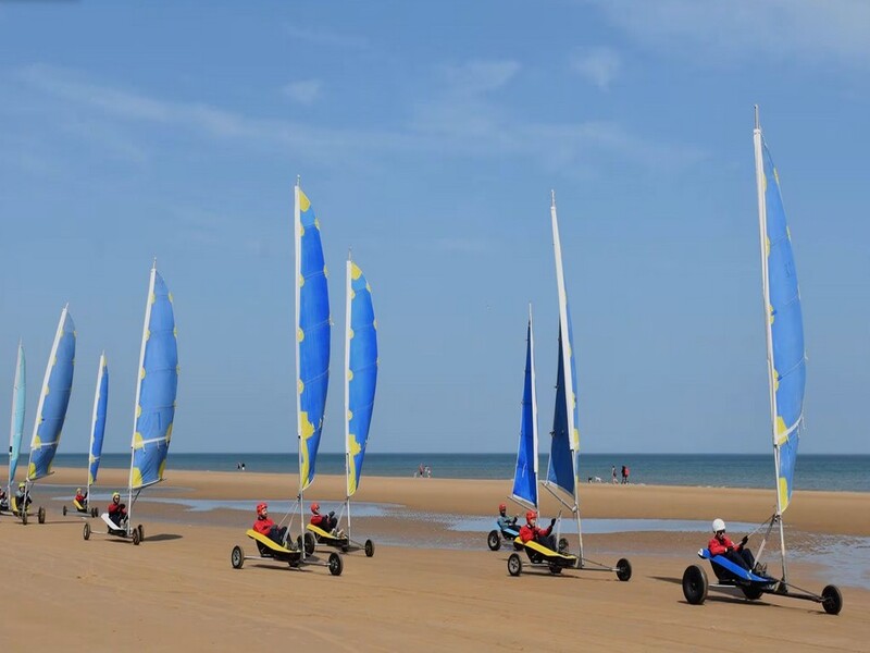 Séance découverte du char à voile  Sainte-Marie-du-Mont