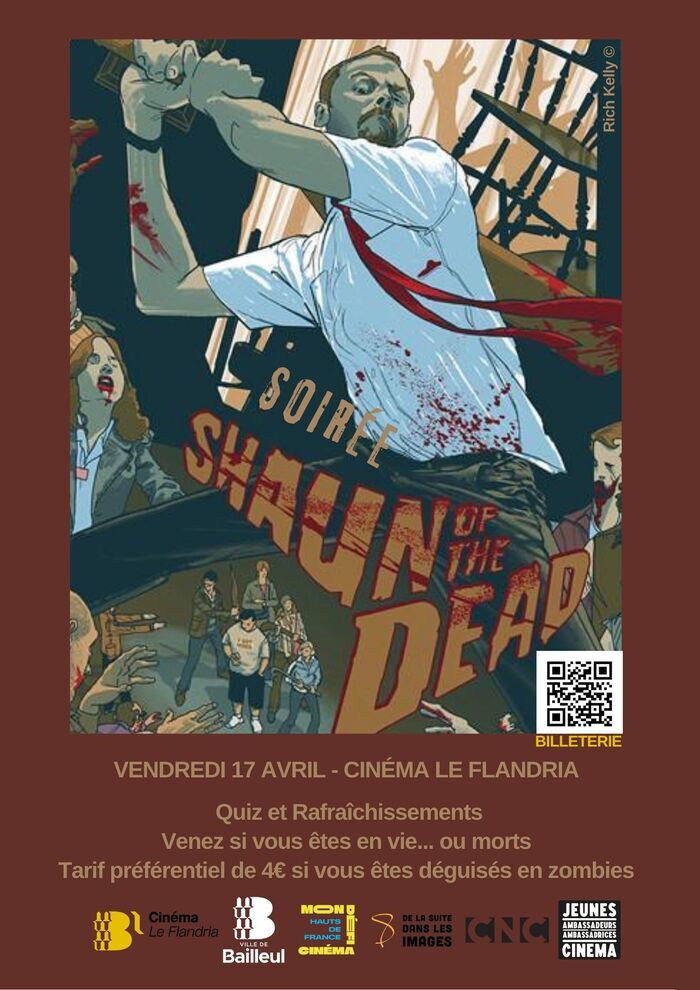 Shaun of the dead, Cinéma Le Flandria, Bailleul