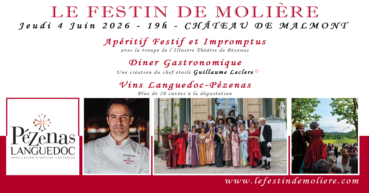 SIXIÈME ÉDITION DU FESTIN DE MOLIÈRE  Villeneuvette