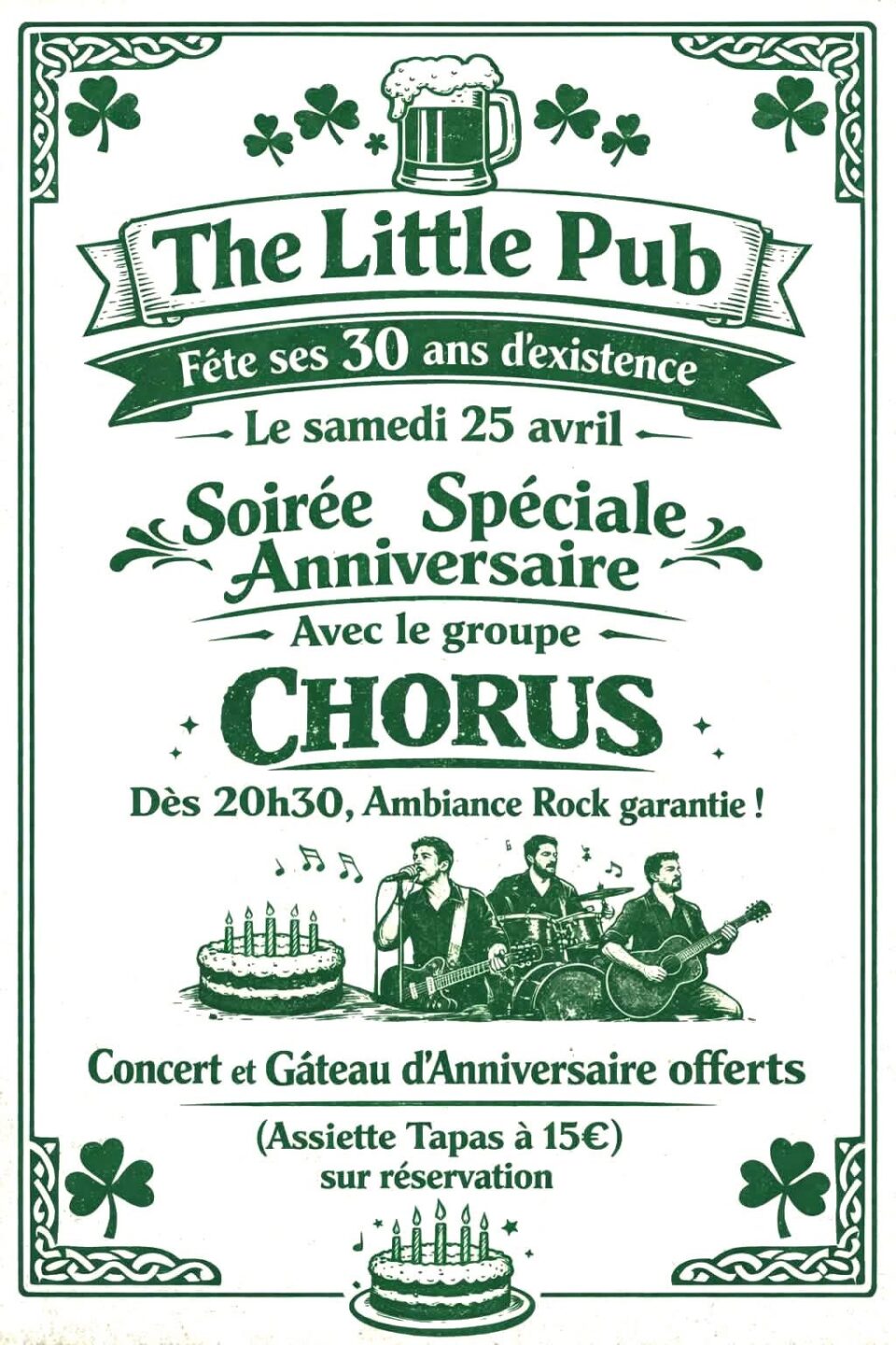 Soirée 30 ans du Little Pub The Little Pub Alligny-en-Morvan