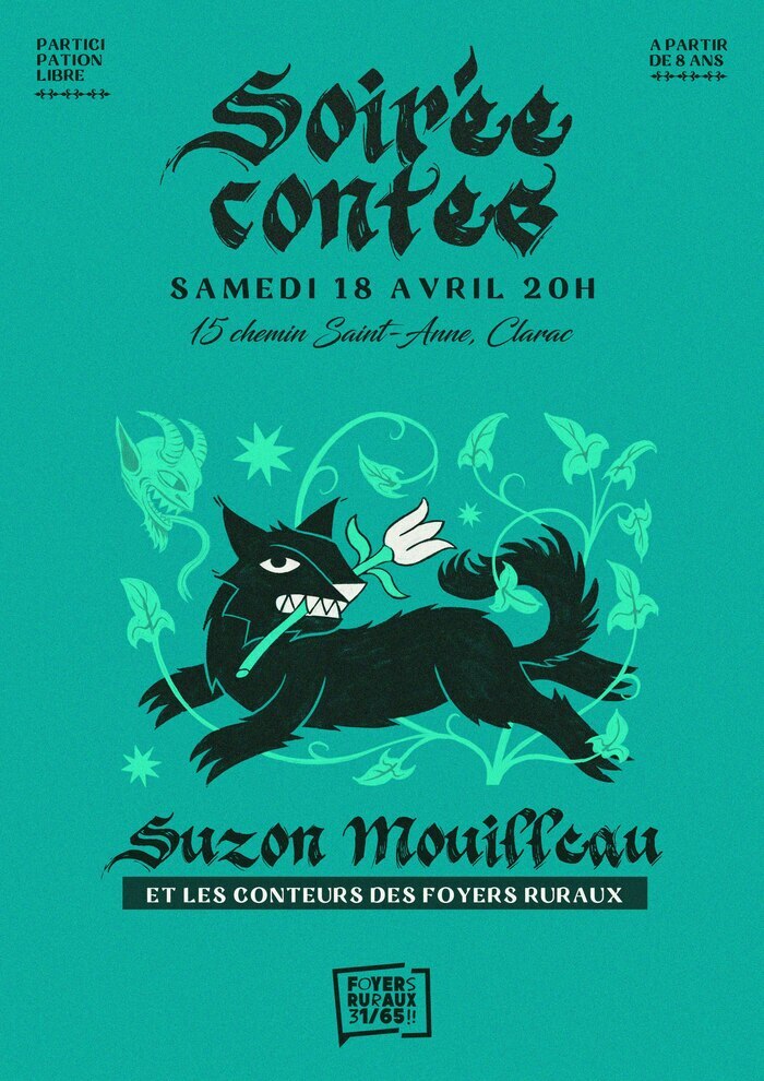 Soirée Contes, Foyer Rural de Clarac, Clarac