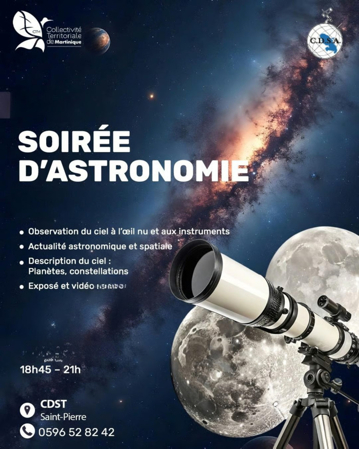 SOIRÉE DE DÉCOUVERTE DE L'ASTRONOMIE "La naissance