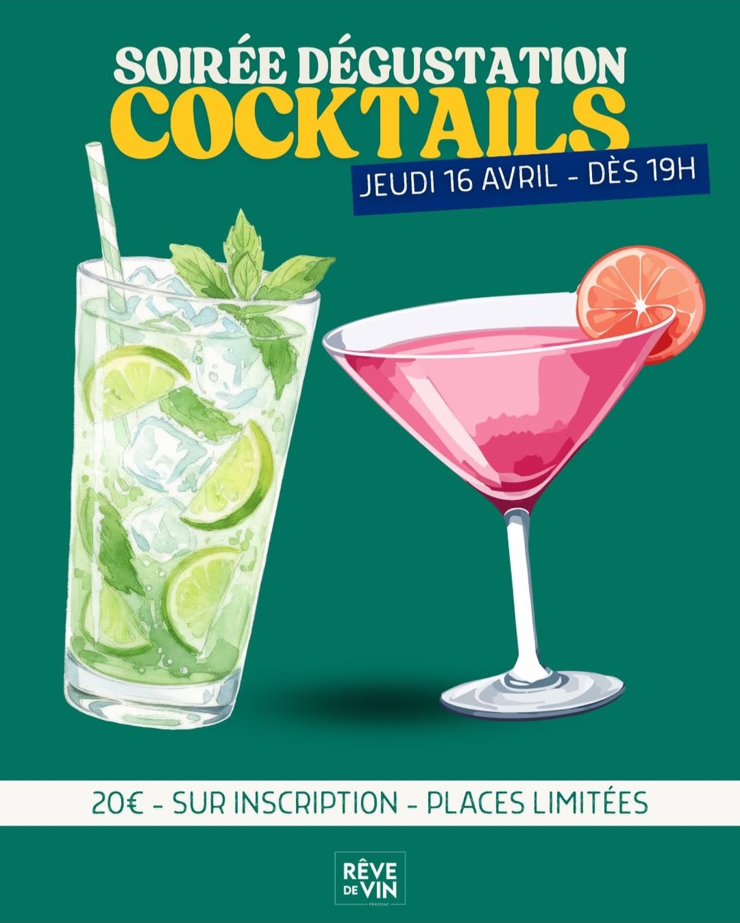 Soirée dégustation cocktail  Prayssac