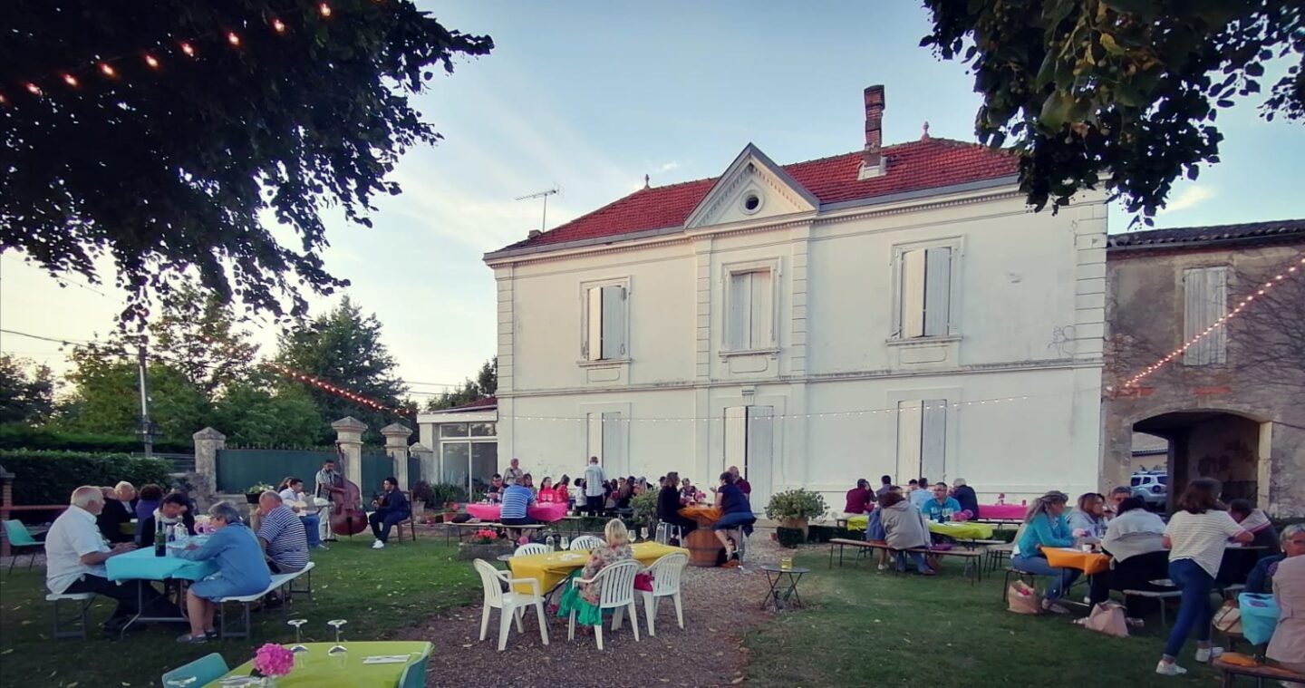 Soirée d&rsquo;été au château des Mailles Vilate Sud Sainte-Croix-du-Mont