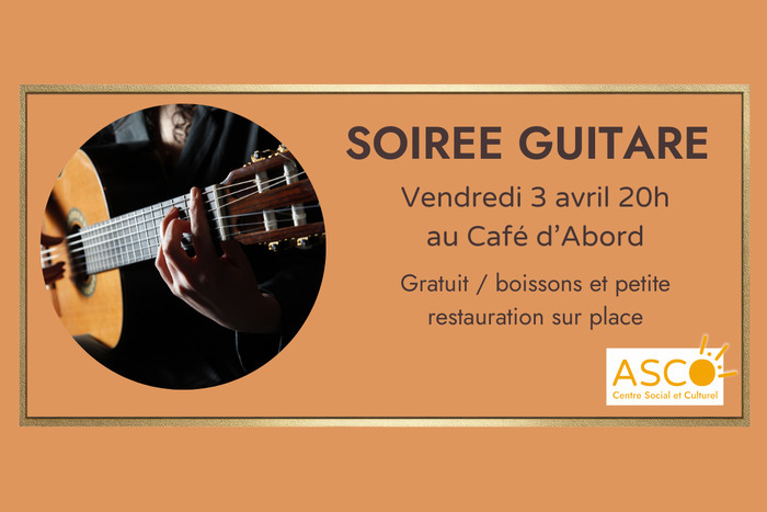 Soirée guitares, Café d&rsquo;Abord, Saint-Médard-en-Jalles