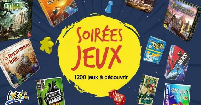 Soirée jeux de société Avec'L ludothèque Saint-Médard-en-Jalles