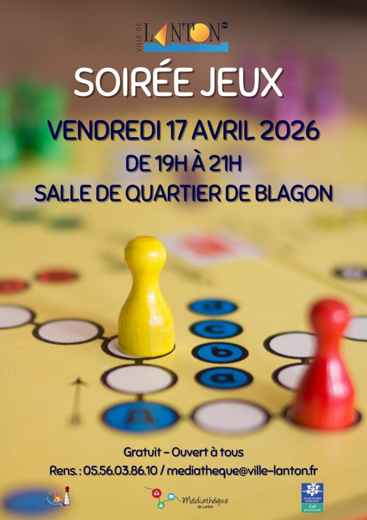 Soirée Jeux Salle de quartier de Blagon Lanton