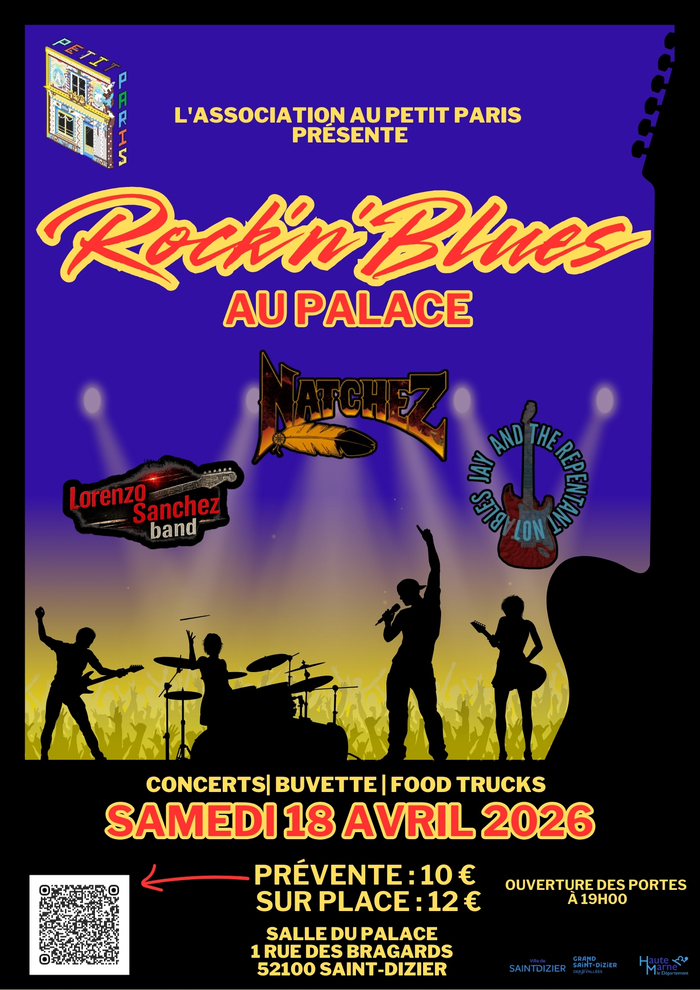 Soirée Rock&rsquo;n&rsquo;Blues au Palace, Le Palace (salle polyvalente), Saint-Dizier