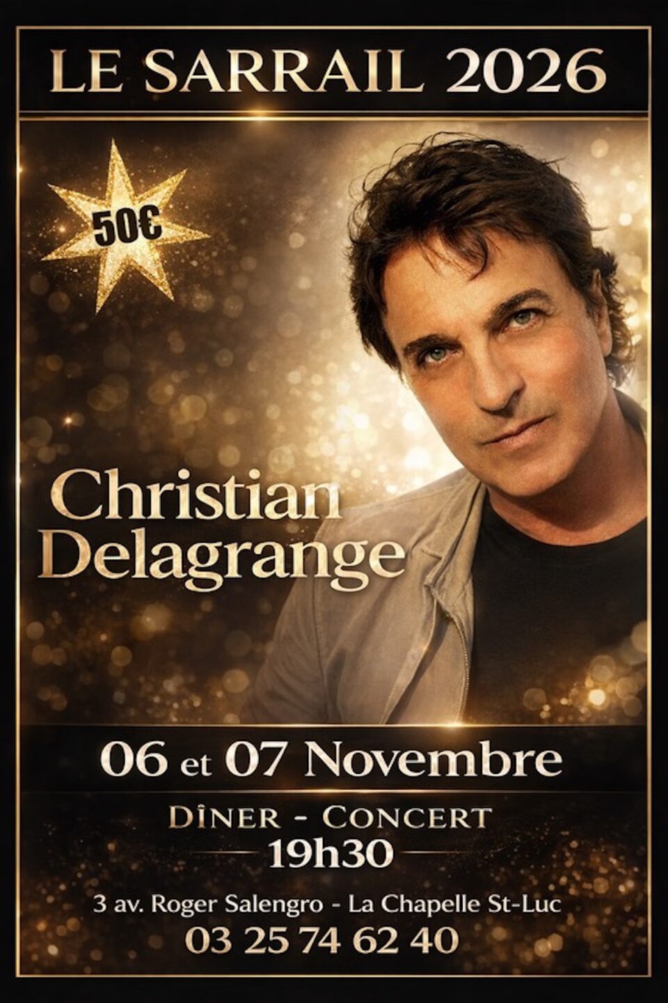 Soirées exceptionnelles avec Christian Delagrange  La Chapelle-Saint-Luc