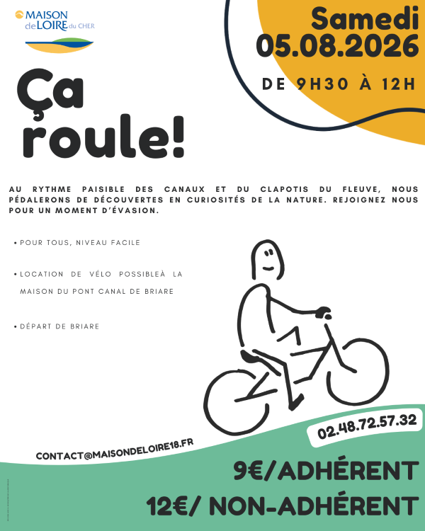 Sortie Ça roule ! 3 Rue de la Loire Belleville-sur-Loire 2026-08-05