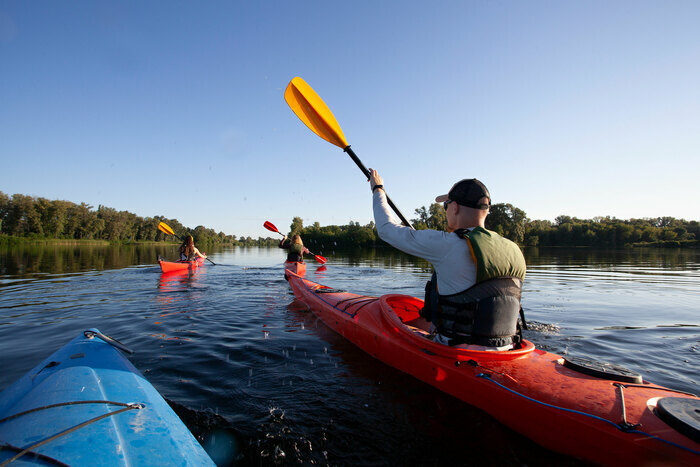 Sortie kayak le long du Trieux, Château de la Roche-Jagu, Ploëzal