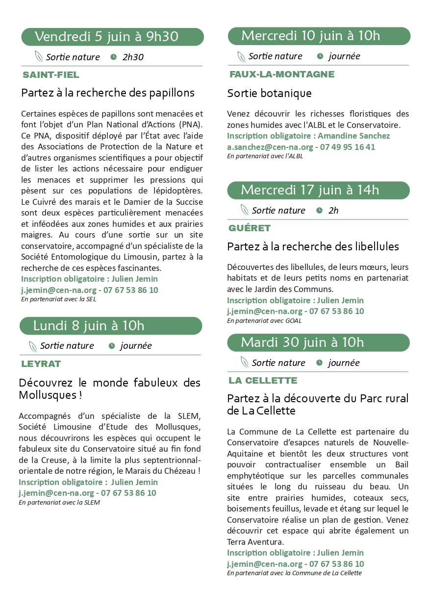 Sortie Nature  La Cellette 2026-06-30