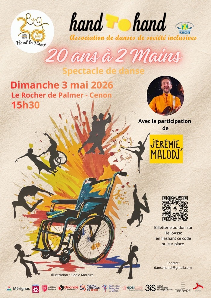 Spectacle de danse inclusive accompagné de JEREMIE MALODJ&rsquo;, Rocher de Palmer, Cenon