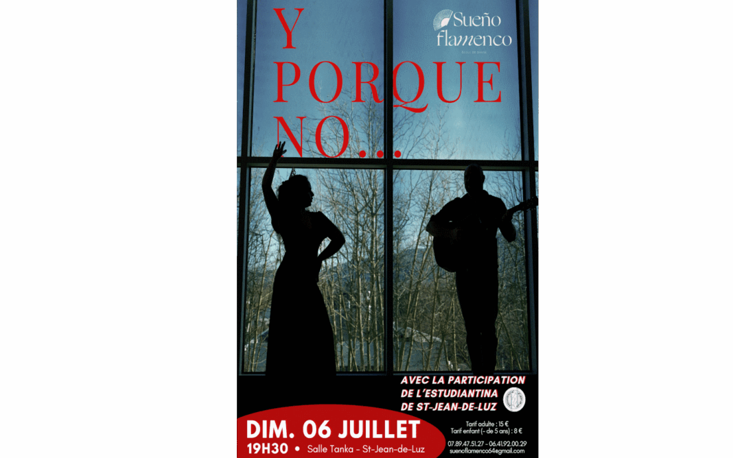 Spectacle de fin d&rsquo;année de l&rsquo;association Sueño Flamenco Centre culturel Peyuco Duhart Saint-Jean-de-Luz