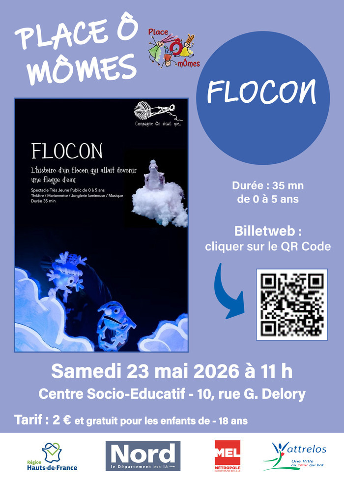 Spectacle « Flocon », Centre Socio-Éducatif, Wattrelos