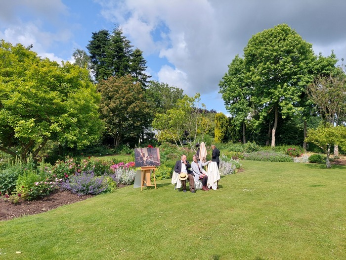 Spectacle : interventions théâtrales « dialogue entre Claude Monet et Jacques-Émile Blanche », Parc floral William Farcy, Offranville