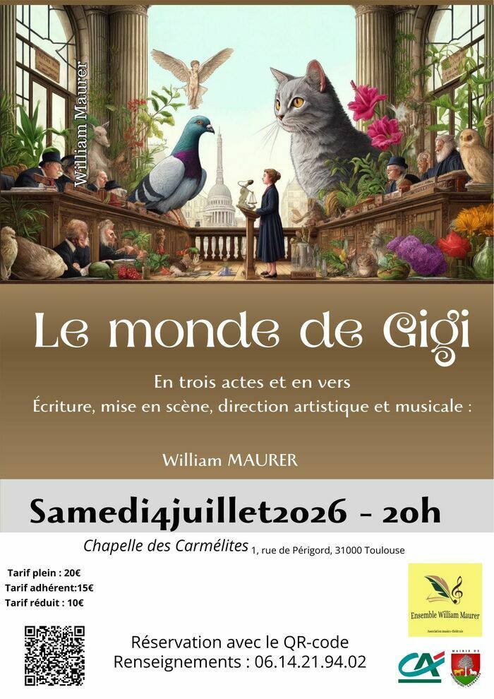 Spectacle : Le monde de Gigi Chapelle des Carmélites Toulouse