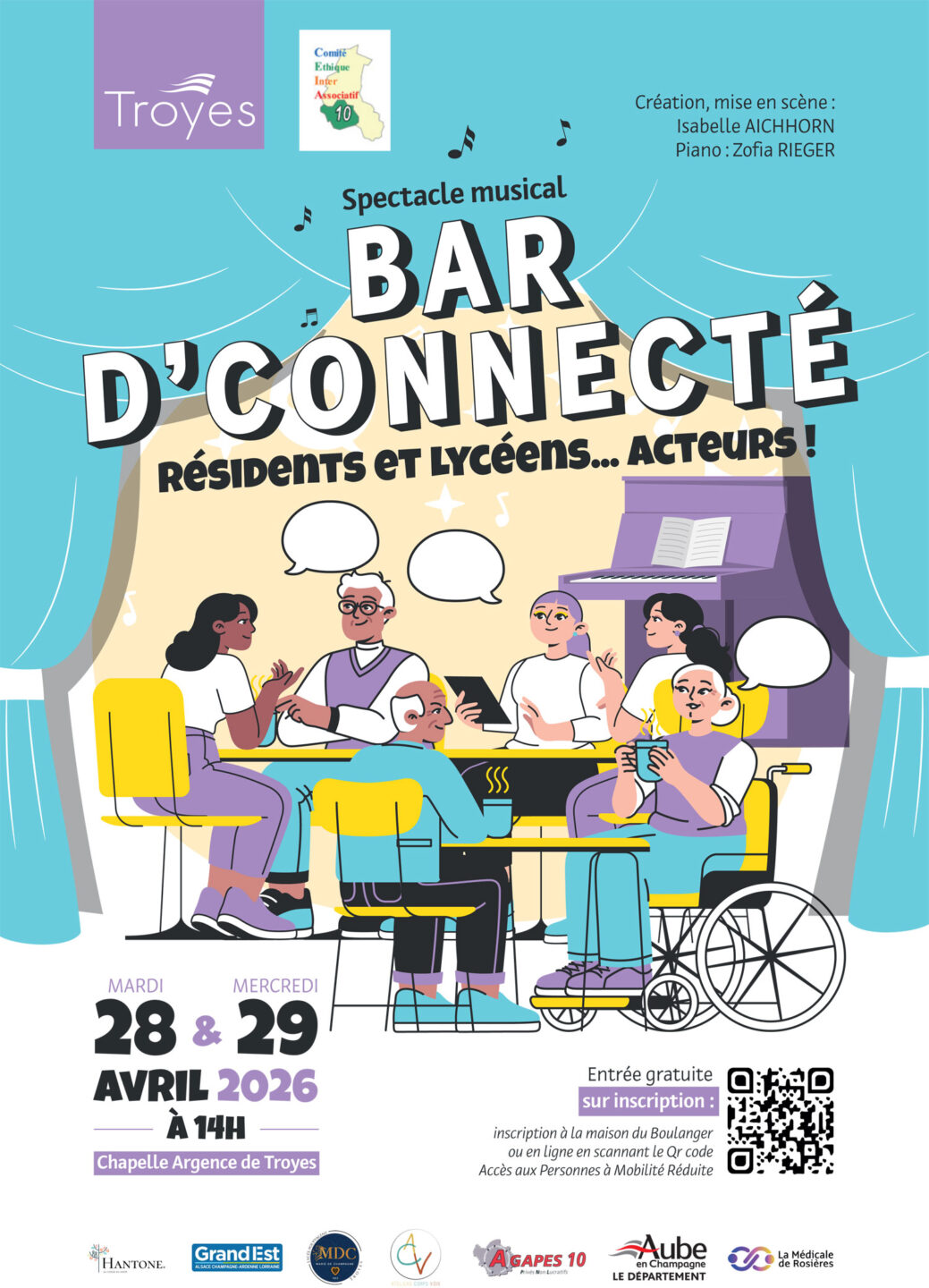Spectacle musical “Bar D’connecté”  Troyes