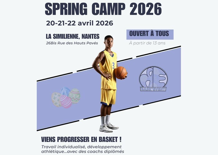 Spring Camp Basket 2026, Gymnase La Similienne, Nantes