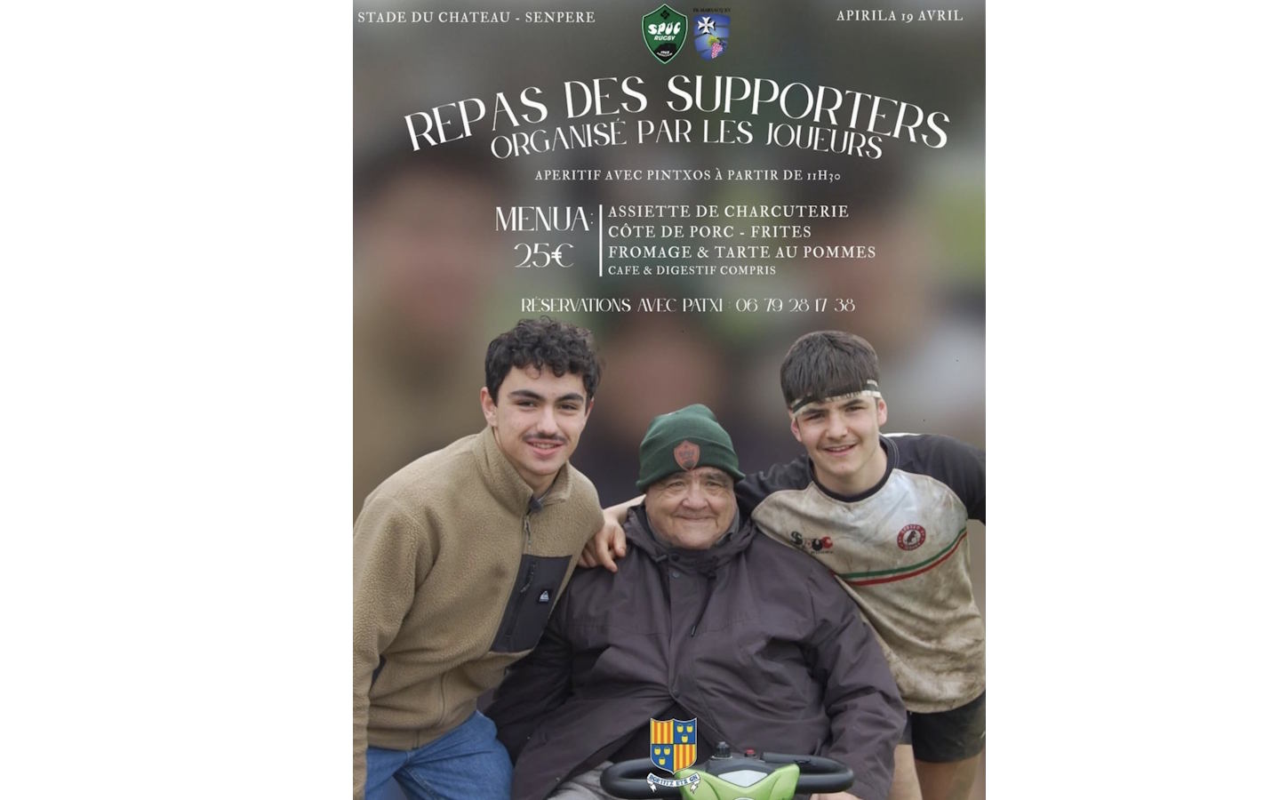 Spuc Rugby Repas des supporters  Saint-Pée-sur-Nivelle