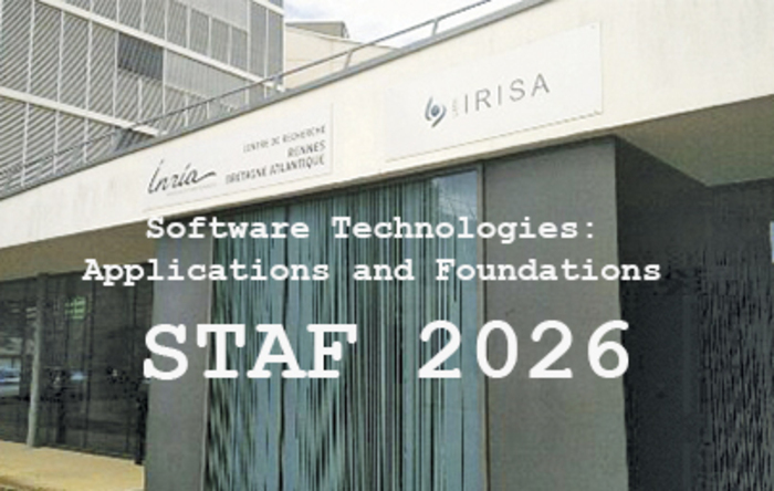 STAF – The Software Technologies: Applications and Foundations, IRISA, Rennes