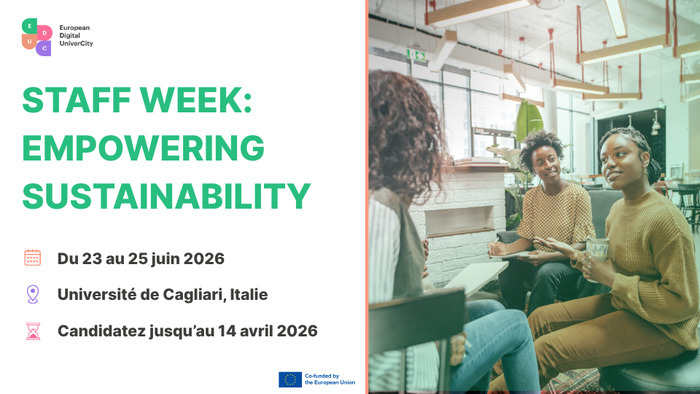 Staff Week EDUC : Transition environnementale et sociale à l’Université de Cagliari en Italie Faculty of Engineering and Architecture