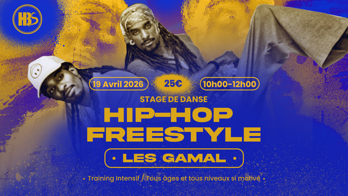 Stage de danse – Hip-hop freestyle – Les GAMAL, Salle municipale La Géraudière, Nantes