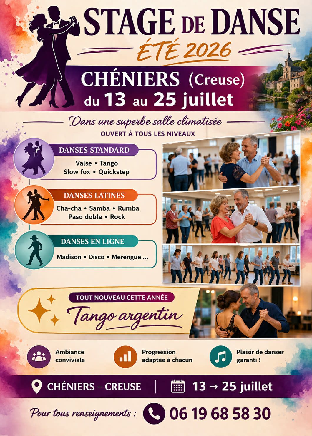 Stage de danses  Chéniers