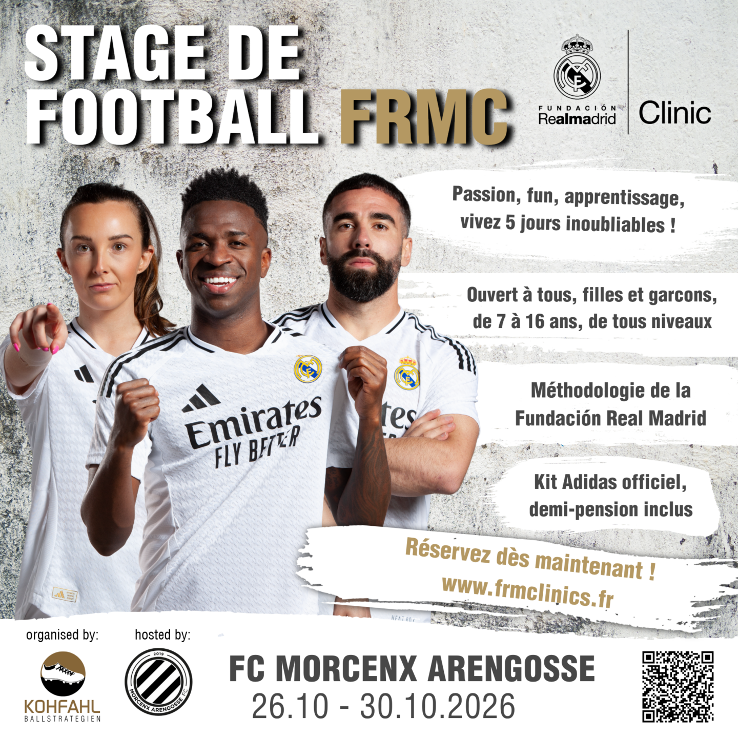 Stage de Football FC Morcenx Arengosse Stade 11 rue Henri Barbusse Morcenx-la-Nouvelle 2026-10-26