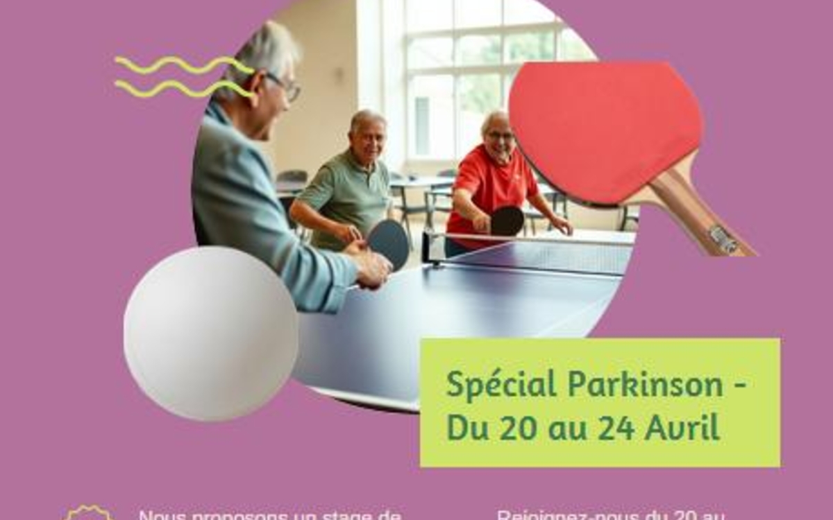 Stage de tennis de table – Parkinson Salle Spécifique Tennis de Table Carpentier Paris