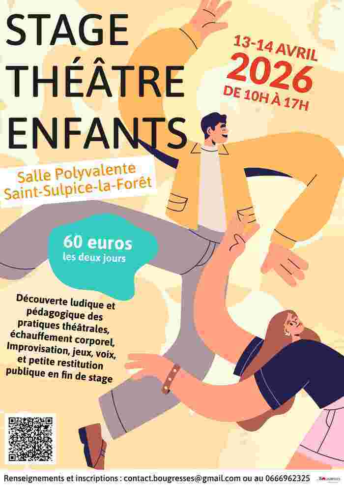 Stage de théâtre enfants avec Les Bougresses, Salle polyvalente, Saint-Sulpice-la-Forêt