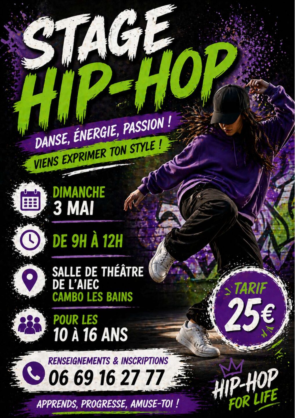 Stage Hip-Hop  Cambo-les-Bains