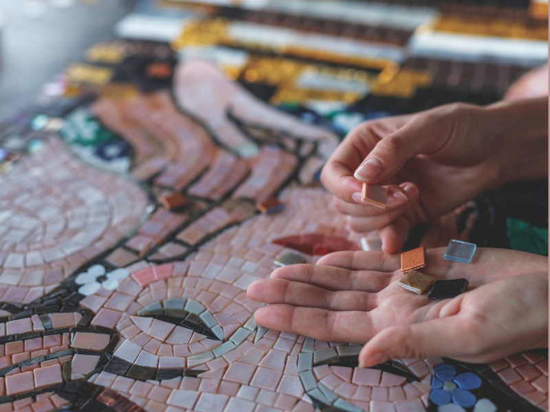 Stage mosaïque Stage modelage  Cinq-Mars-la-Pile