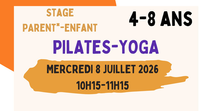 Stage pilates-yoga parent-enfant Studio de danse de Gestes et expression Saint-Médard-en-Jalles