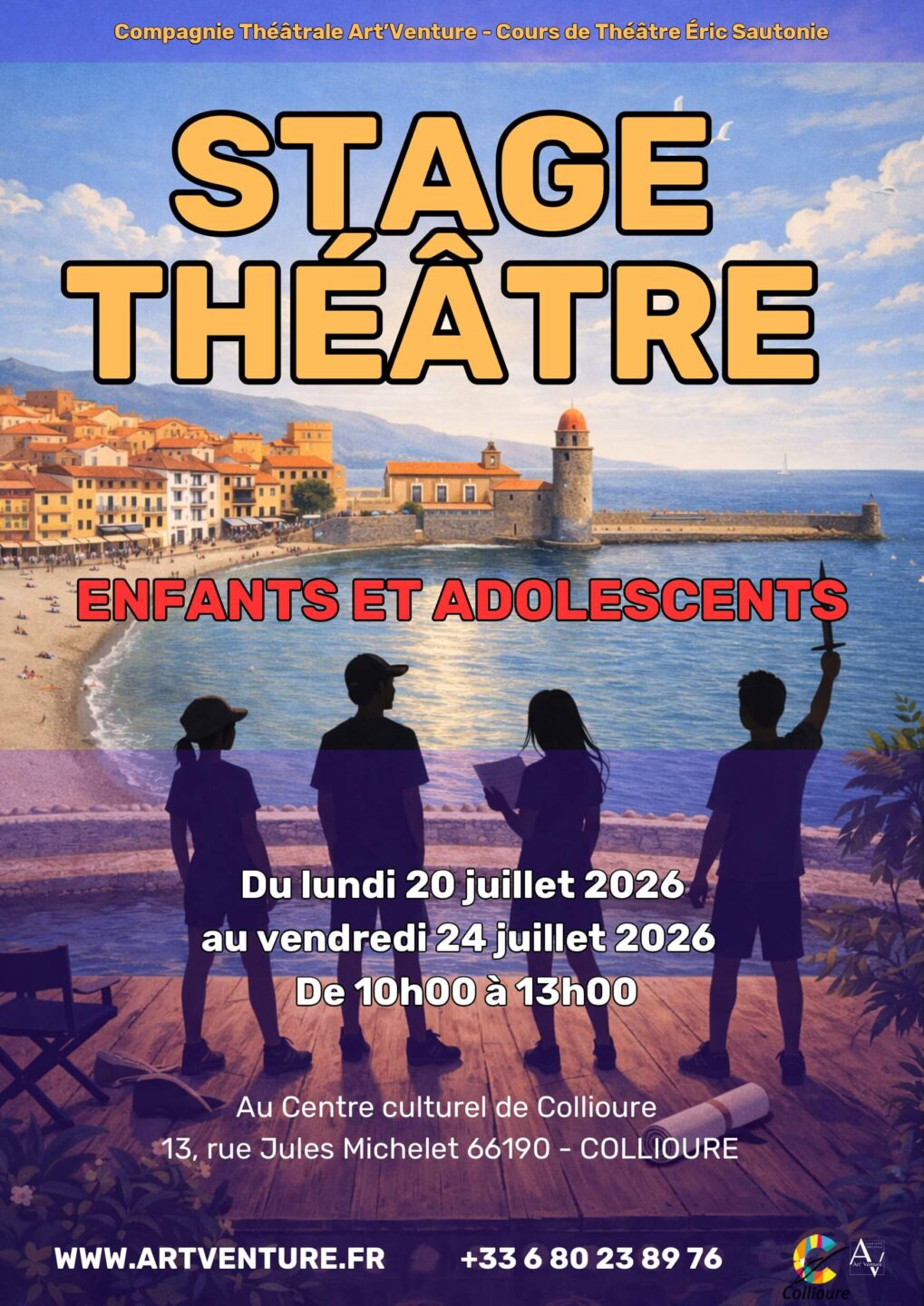 STAGE THÉÂTRE ENFANTS/ADOLESCENTS  Collioure