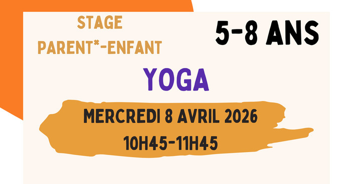 Stage yoga duo enfant parent, Studio de danse de Gestes et expression, Saint-Médard-en-Jalles