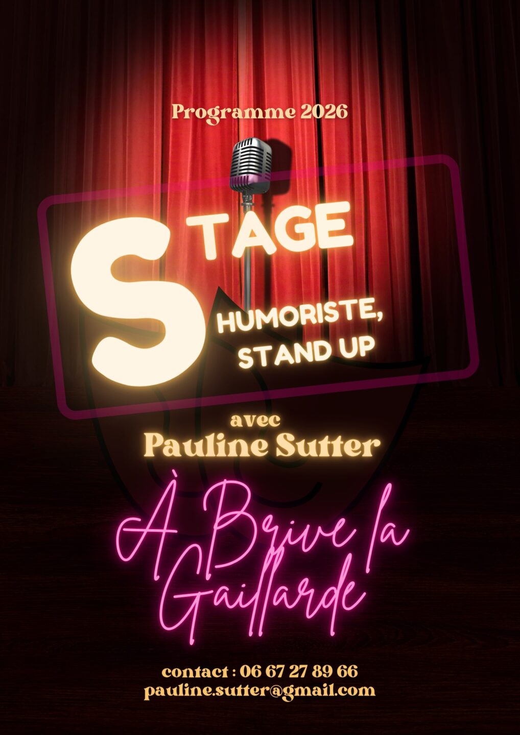 Stages de Stand-Up-Pauline Sutter  Brive-la-Gaillarde 2026-06-06