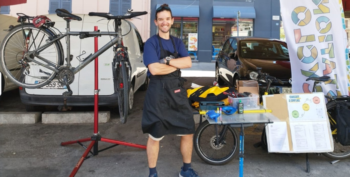 Station Cyclo en bord de Chronovélo ! L'aigle